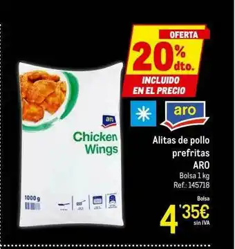 Makro 20% Dto. Alitas De Pollo Prefritas Aro oferta