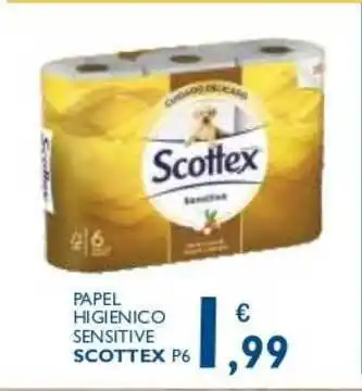 Supermercados La Despensa Scottex Papel Higienico Sensitive P6 oferta