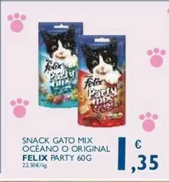 Supermercados La Despensa Felix Snack Gato Mix Océano O Original Party 60g oferta