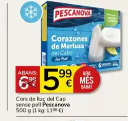 Supermercados Charter PESCANOVA Cors de lluç del Cap sense pell oferta