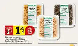 Supermercados Charter Cigrons, mongetes o llenties cuites oferta