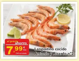 Supermercados La Despensa Langostino Cocido Antonio Y Ricardo N°2 oferta