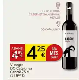 Supermercados Charter Vi negre DO Catalunya oferta