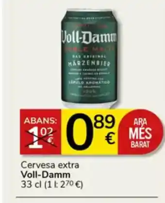 Supermercados Charter VOLLDAMM Cervesa extra oferta