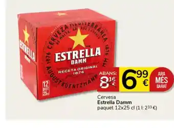 Supermercados Charter ESTRELLA DAMM Cervesa oferta