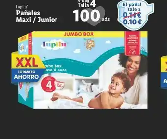 Lidl Lupilu Pañales Maxi Junior oferta