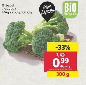 Lidl Brócoli oferta