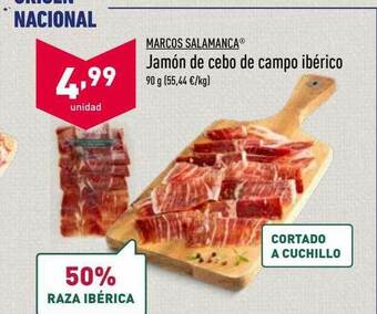 ALDI Marcos Salamanca Jamón De Cebo De Campo Ibérico oferta