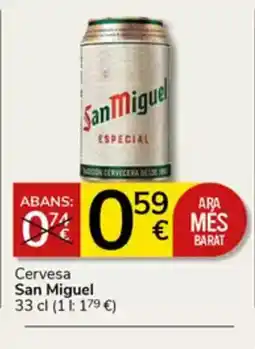 Supermercados Charter SAN MIGUEL Cervesa oferta