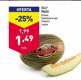ALDI Bollo Melón oferta