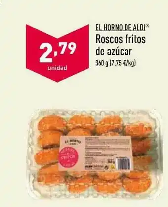 ALDI El Horno De Aldi Roscos Fritos De Azucar oferta
