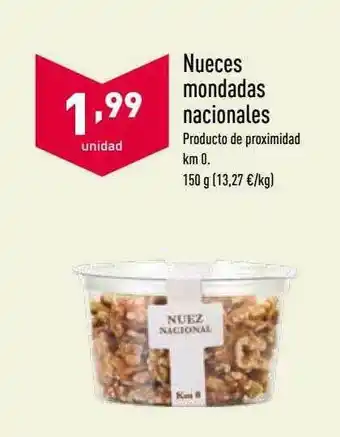 ALDI Nueces Mondadas Nacionales oferta