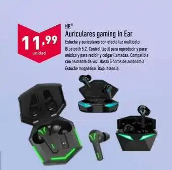 ALDI Nk Auriculares Gaming In Ear oferta