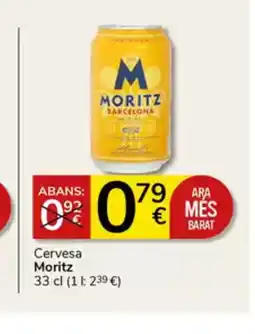 Supermercados Charter MORITZ Cervesa oferta