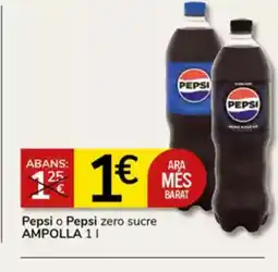 Supermercados Charter Pepsi o Pepsi zero sucre oferta