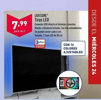 ALDI Lightzone Tiras Led oferta