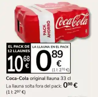 Supermercados Charter COCA COLA Original llauna oferta