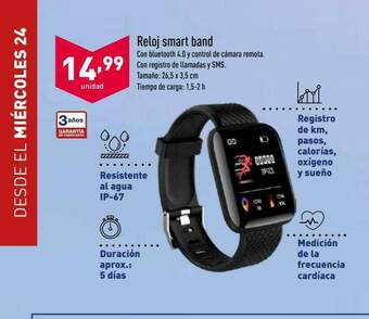 ALDI Reloj Smart Band oferta