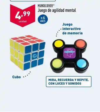 ALDI Mundo Diver Juego De Agilidad Mental oferta