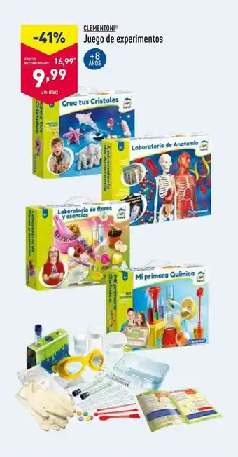 ALDI Clementoni Juego De Experimentos oferta