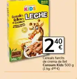 Supermercados Charter Cereals farcits de crema de llet oferta