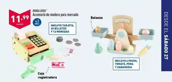 ALDI Mundo Diver Accesorio De Madera Para Mercado oferta