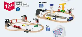 ALDI Mundo Diver Circuito De Madera oferta