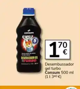 Supermercados Charter CONSUM Desembussador gel turbo oferta