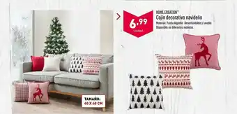 ALDI Home Creation Cojin Decorativo Navideño oferta