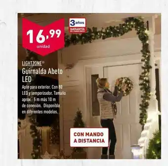 ALDI Lightzone Guirlanda Abeto Led oferta
