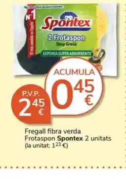 Supermercados Charter SPONTEX Fregall fibra verda oferta