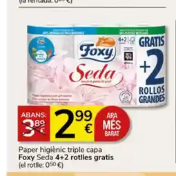 Supermercados Charter FOXY Paper higiènic triple capa oferta