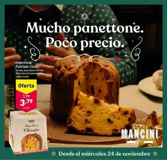 ALDI Mamma Mancini Panettone Clasico oferta
