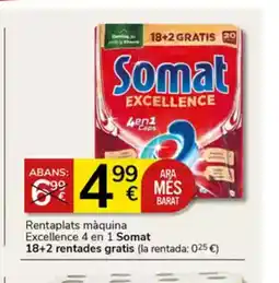 Supermercados Charter SOMAT Rentaplats màq Excellence 4 en 1 oferta