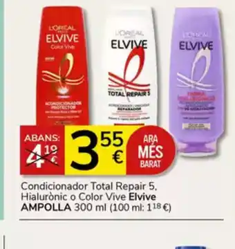 Supermercados Charter ELVIVE AMPOLLA Condicionador Total Repair 5 oferta