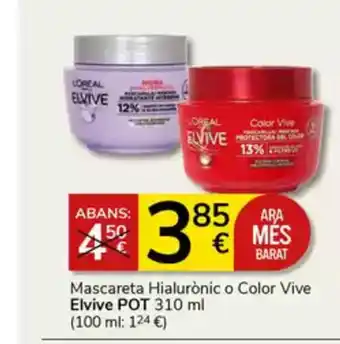 Supermercados Charter Mascareta Hialurònic o Color Vive oferta