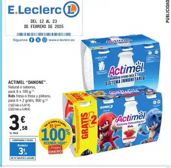 E.Leclerc DANONE Actimel oferta