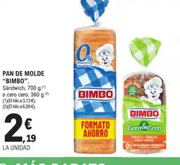 E.Leclerc BIMBO Pan de molde oferta