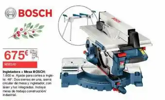 Chafiras Ingletadora + Mesa Bosch oferta