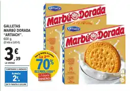 E.Leclerc ARTIACH Galletas marbú dorada oferta