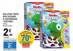 E.Leclerc CUÉTARA Galletas tosta rica oceanix a cucharadas oferta