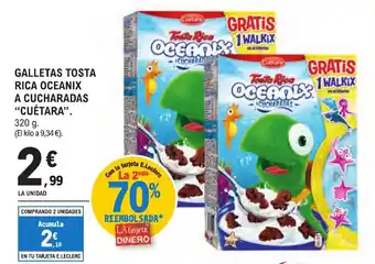 E.Leclerc CUÉTARA Galletas tosta rica oceanix a cucharadas oferta