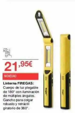 Linterna Firegas