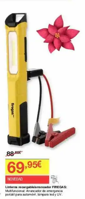 Chafiras Linterna Recargable Arrancador Firegas oferta