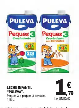 E.Leclerc PULEVA Leche infantil oferta