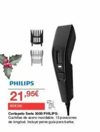 Chafiras Cortapelo Serie 3000 Philips oferta