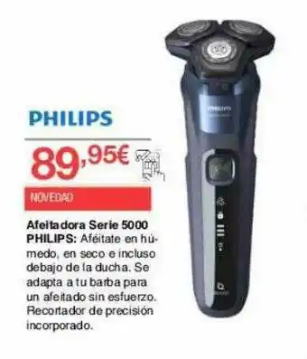 Chafiras Afeitadora Serie 5000 Philips oferta
