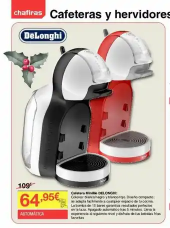 Cafetera Minime Delonghi