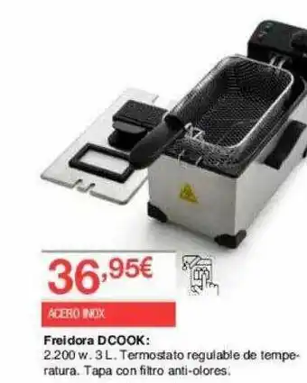Freidora Dcook