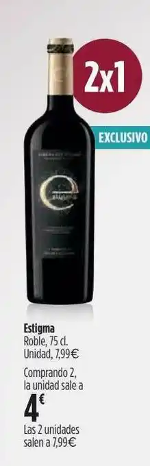 El Corte Inglés Estigma Roble oferta